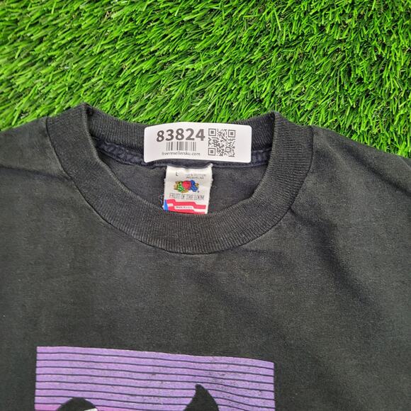 Vintage 90s New-Orleans French-Quarter Shirt Large 21x28 Faded-Black - Picture 9 of 15